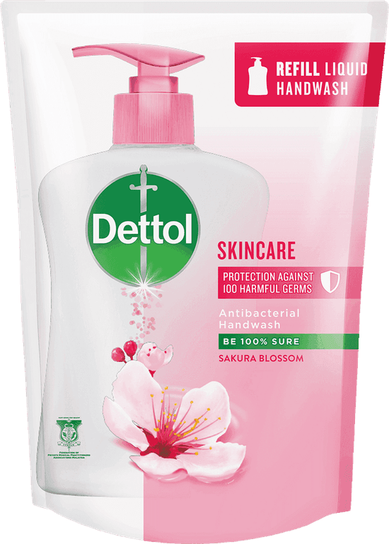 Dettol Liquid Hand Wash Skincare 225ml Refill Pouch