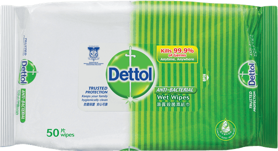 Dettol Antibacterial Wipes Original 50s