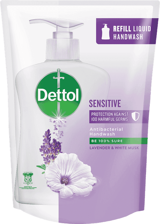 Dettol Liquid Hand Wash Sensitive 225ml Refill Pouch