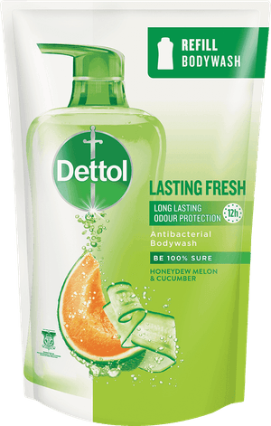 Dettol Body Wash Lasting Fresh 900g Refill