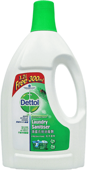 Dettol Laundry Sanitiser Pine 1.2l + 300ml